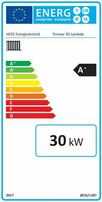 Paket Herz Firestar Lambda 30 kW Holzvergaser Holzkessel Scheitholzkessel RTA
