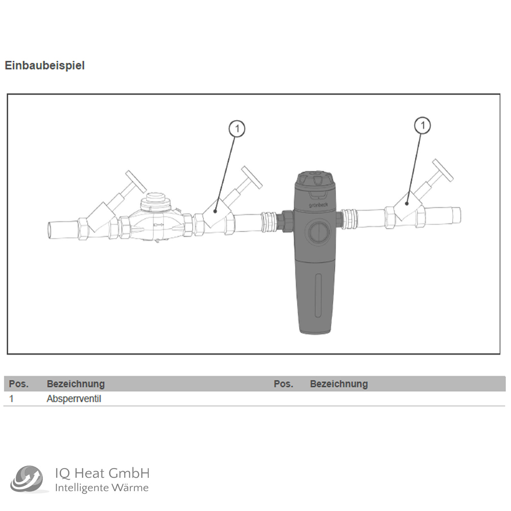 Grünbeck Feinfilter pureliQ:KD25 DN25 Wasserfilter Rückspülfilter Druckminderer