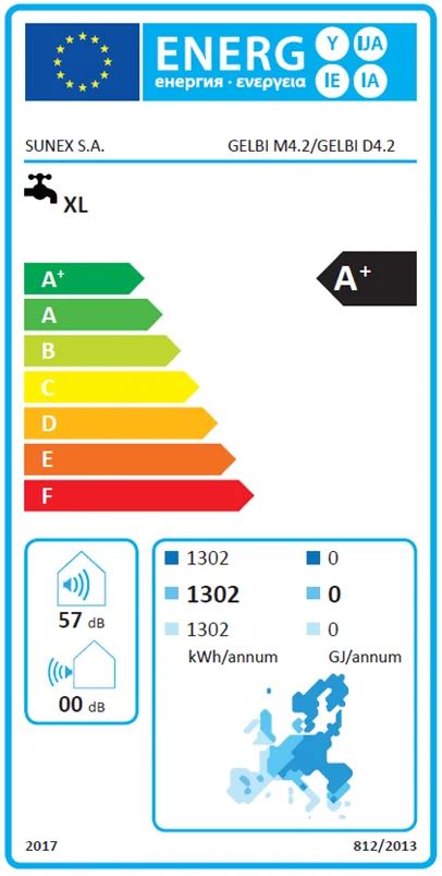 Luft/Wasser Wärmepumpe Gelbi D 4.1 (C)  2,57 kW zur Warmwasserbereitung