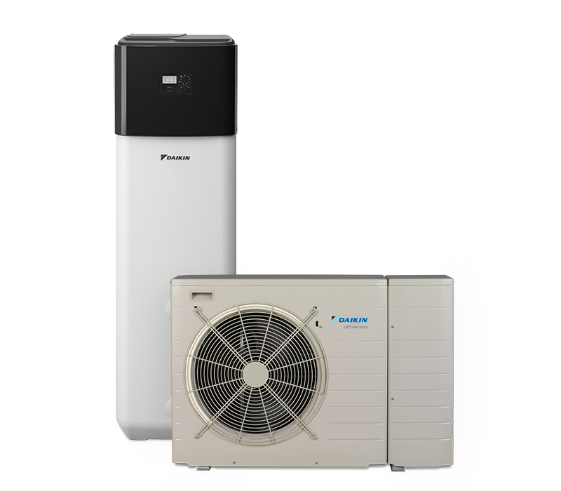 Daikin Altherma M 5 kW Monoblock Wärmepumpe Wärmespeicher ECH2O 500 H/C