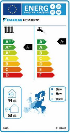 Daikin Luft Wasser Wärmepumpe Altherma 3 H MT Außengerät 10 kW 3-phasig/400V