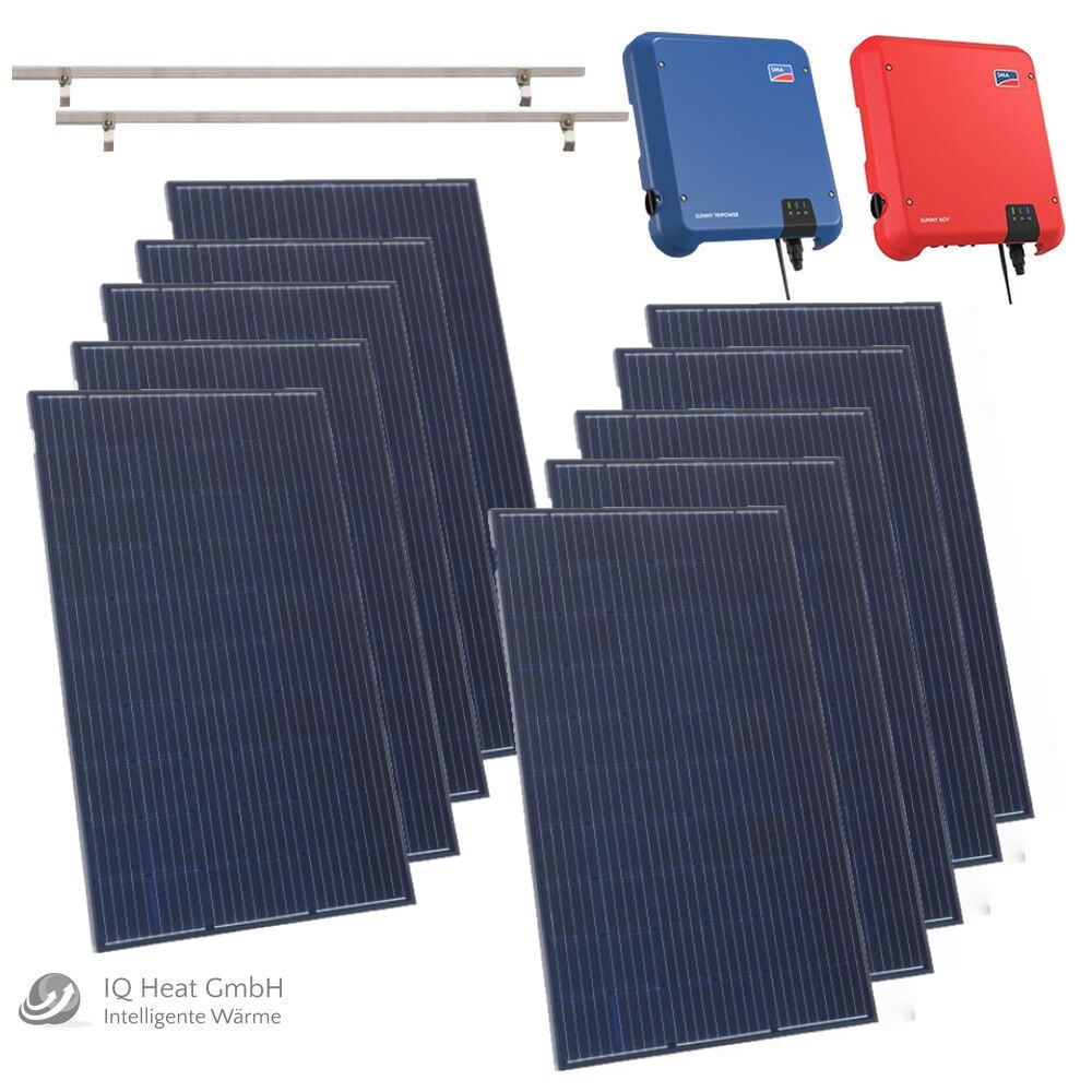 Viessmann PV-Anlage Vitovolt 300 allblack 3,00 kWp Photovoltaik Solaranlage