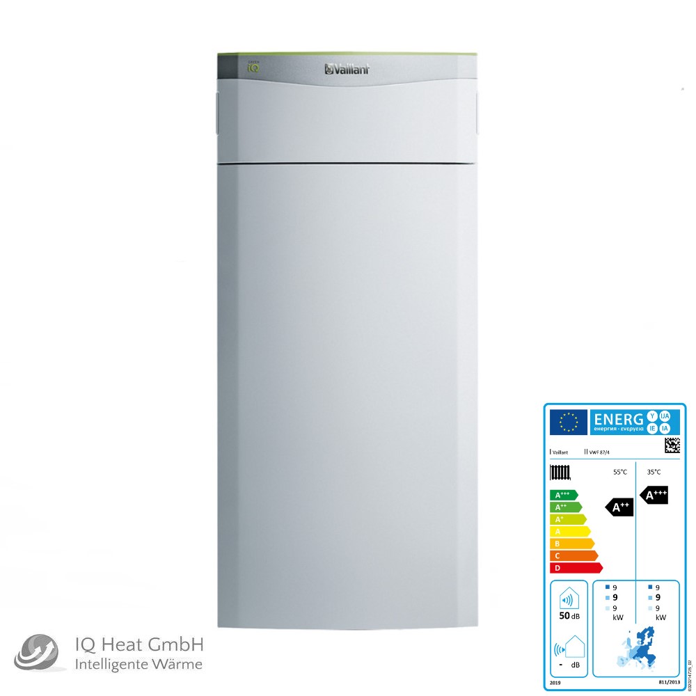 Vaillant Sole Wasser Heizungswärmepumpe flexoTHERM exclusive VWF 87/4 8,9 kW