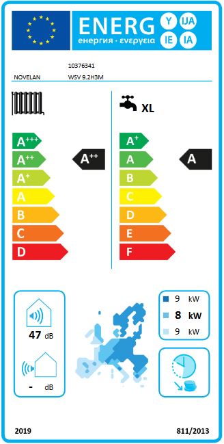 Novelan Sole Wasser Wärmepumpe Wärmezentrale WSV 9.2K3M 8,65 kW Kühlung