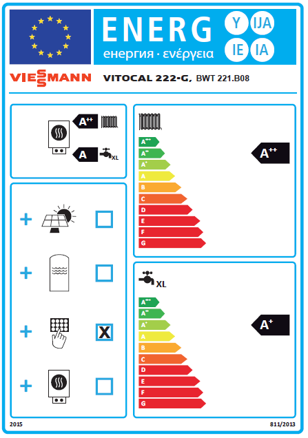 Viessmann Sole Wasser Wärmepumpe Paket Vitocal 222 G Typ BWT 221.B Puffer