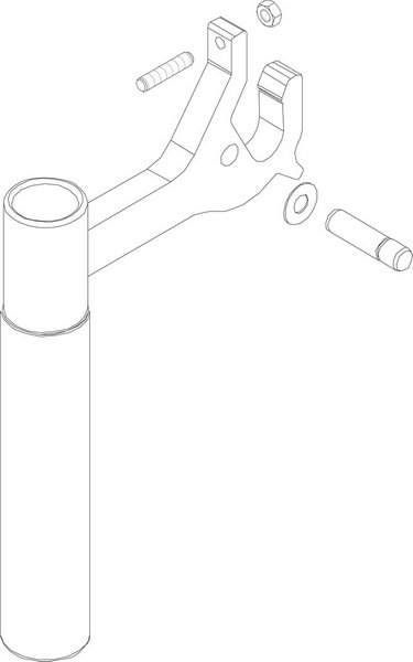 Buderus Ersatzteil Türgriff komplett everp für Heizeinsatz HLS117 HLG217 HG317