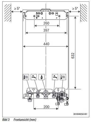 Buderus Gas Brennwertgerät Logamax plus GB172i.2 15 kW Regelung BC400 Heizung