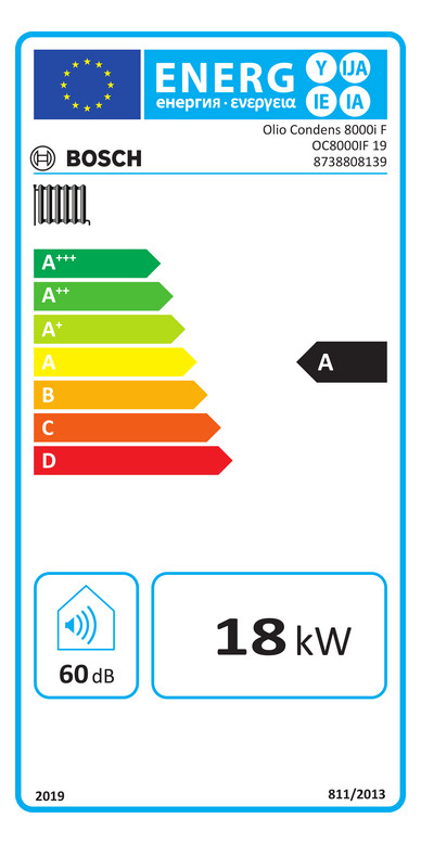 Bosch Öl Brennwertkessel Olio Condens OC8000iF 19 kW Heizöl EL bodenstehend