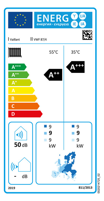 Vaillant Sole Wasser Heizungswärmepumpe flexoTHERM exclusive VWF 87/4 8,9 kW