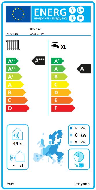 Novelan Sole Wasser Wärmepumpe Wärmezentrale WSV 6.2H3M 1,25 kW bis 5,95 kW