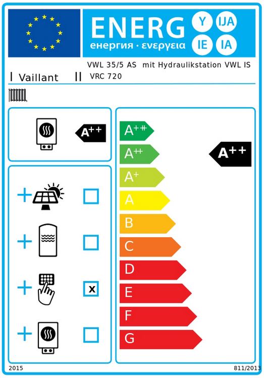 Vaillant Split Heizungs Wärmepumpe aroTHERM VWL 35/5 AS 230V S2