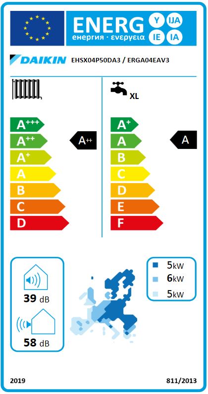 Daikin Altherma 3 R 4 kW Luft Wasser Wärmepumpe Speicher ECH2O 504 H/C Paket