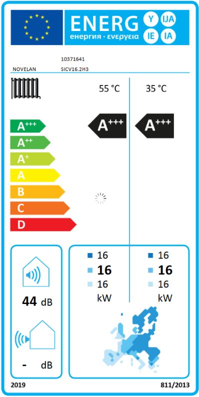 Novelan Sole Wärmepumpe SICV 16.2H3 Erdwärmepumpe modulierend 3,2-17,2 kW