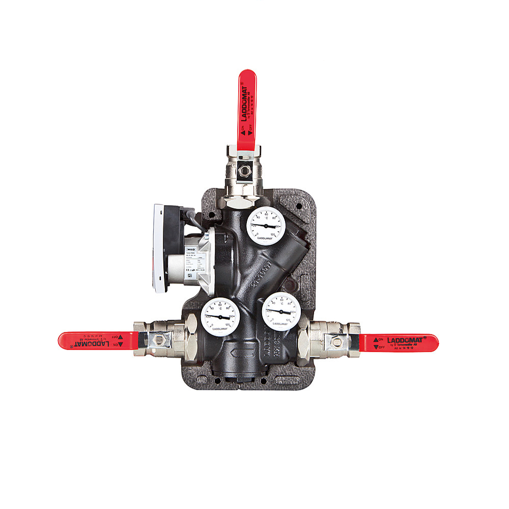 Laddomat 21-100 mit Wilo Para 25/1-6 Thermische Rücklaufanhebung RTA Atmos