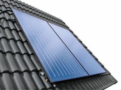 Buderus Logasol SKN 4.0 w waagerechter Flachkollektor Solarkollektor Solaranlage