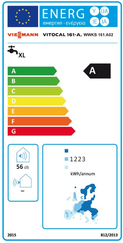 Viessmann Vitocal 161-A Typ WWK Trinkwasser Wärmepumpe Umluftbetrieb