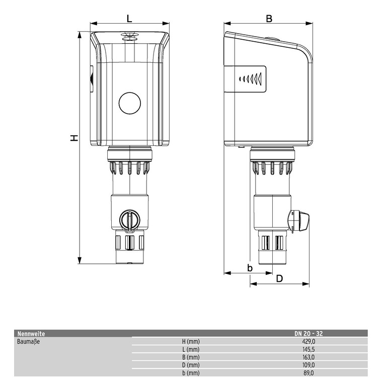 SYR TRIO Leckageschutzfilter DFR LS Universalflansch 2315 DN 20 Rückspülfilter