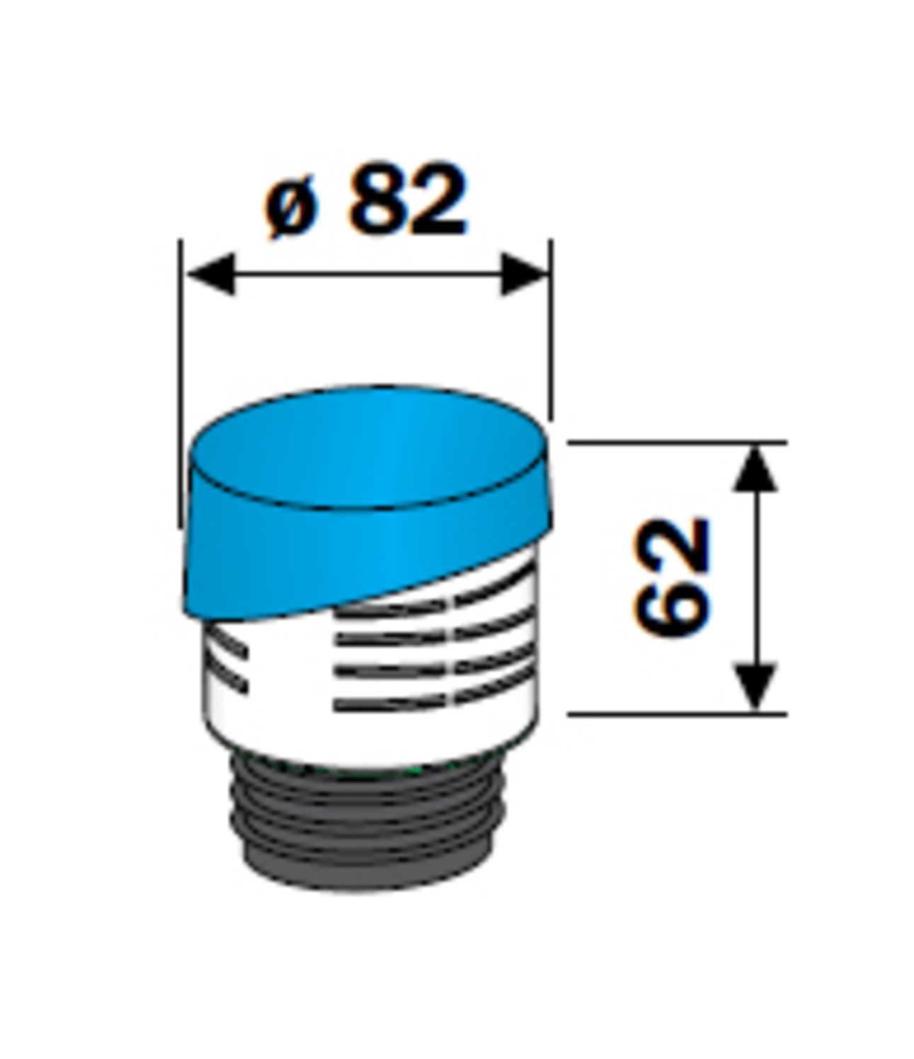 Rohrbelüfter Drain DN 32/40/50 oder DN70/90/100 Belüftungsventil HT KG SML PP