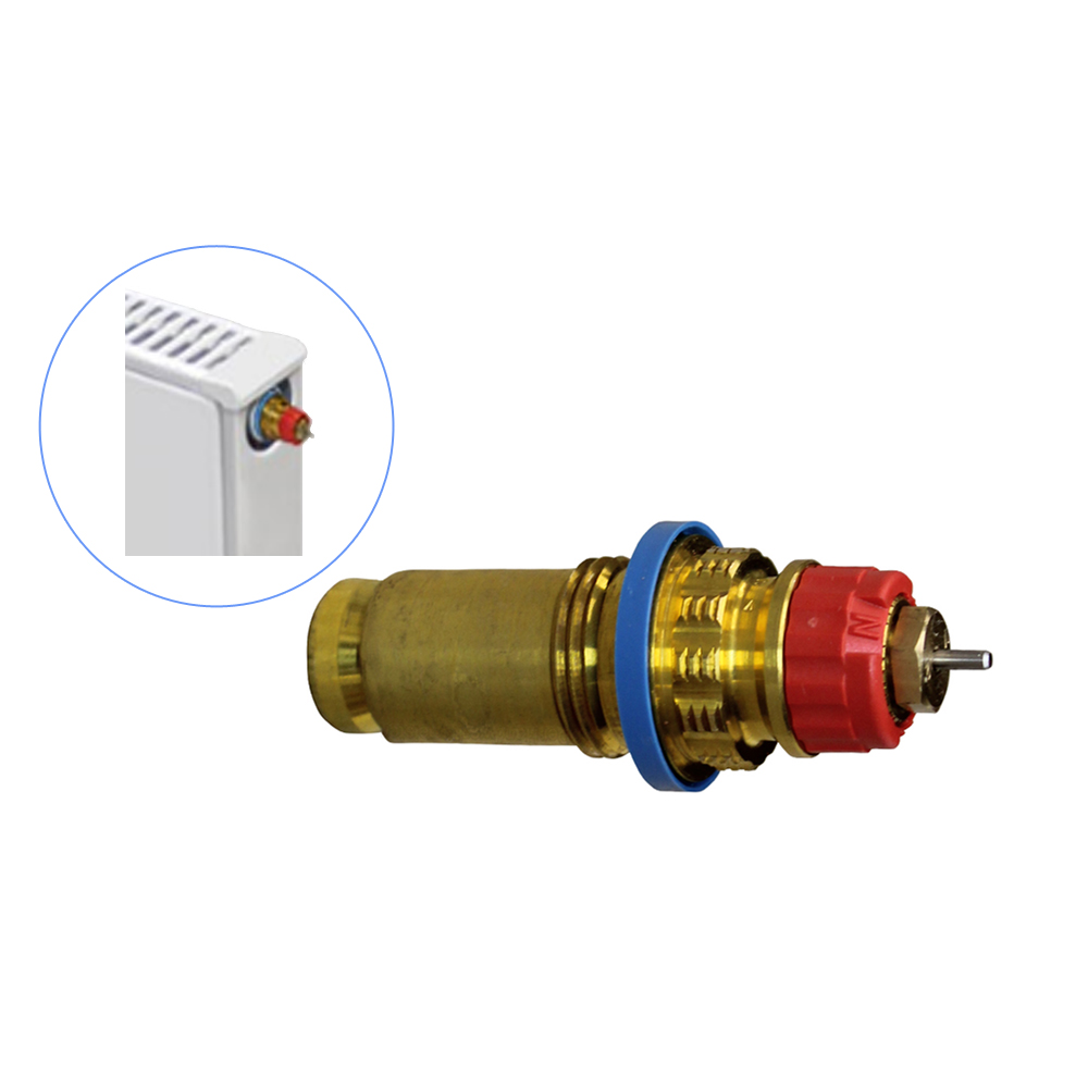 Danfoss Einbauventil N rote Einstellkrone für Buderus VK-VKM-VC-VCM Heizkörper