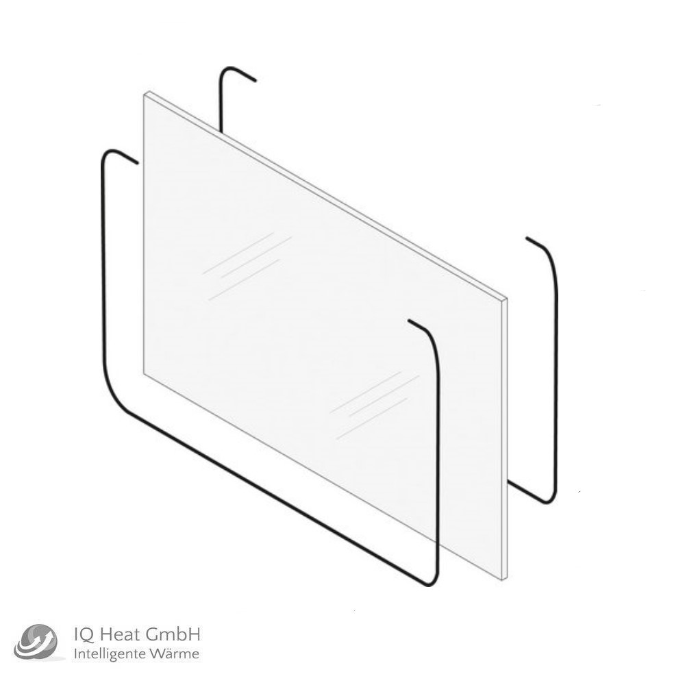 Buderus Sichtscheibe für Heizeinsatz HLS117 HLG217 HLG317 Dichtungen 4 mm