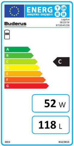 Buderus Logalux SB120 W Speicher Warmwasserspeicher Trinkwasserspeicher Boiler