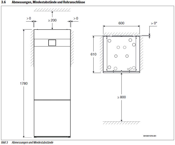 Buderus Sole Wasser Wärmepumpe Logatherm WSW186i T2 6 kW Paket Speicher 180 l