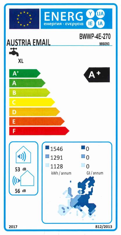 Austria Email Brauchwasser Wärmepumpe Explorer Evo 2 270 Trinkwasserwärmepumpe