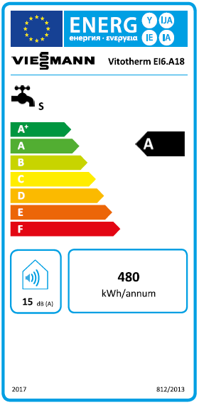 Viessmann Vitotherm EI6 Elektro-Durchlauferhitzer elektronisch 18 21 24 27 kW