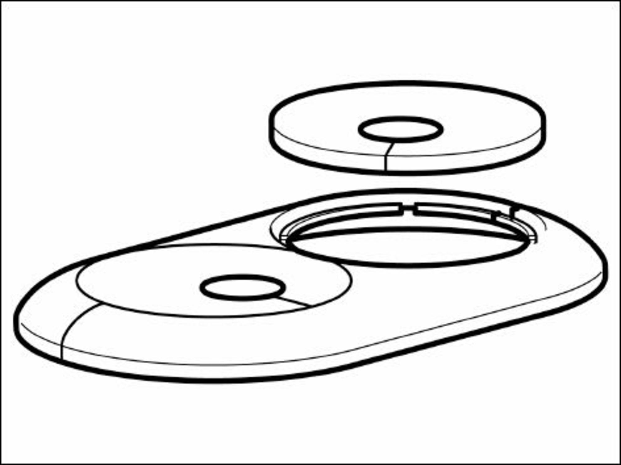 Heizkörper Doppelrosette Rosette Hahnblock Abdeckung 15 16 18 20 mm