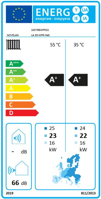 Novelan Luft Wasser Wärmepumpe LA 30 WPR-Net Aussenaufstellung 29,67 kW Heizung