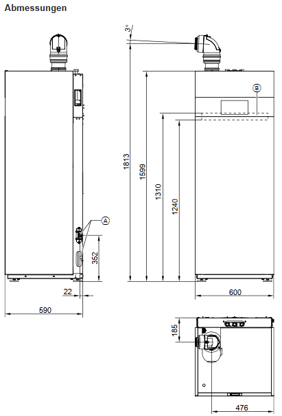 Viessmann Paket Vitovalor PA2 Brennstoffzelle Mikro KWK Pufferspeicher 600 Liter