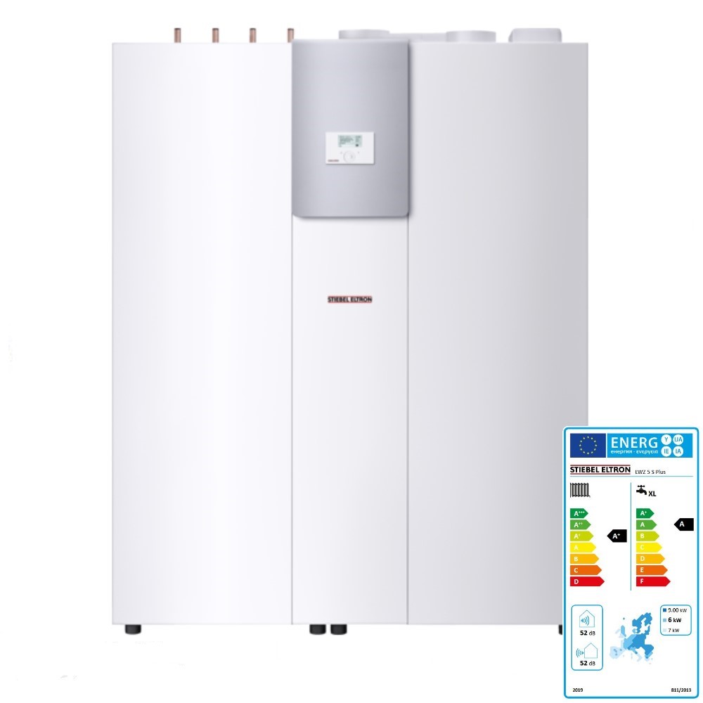 STIEBEL ELTRON Abluft Wärmepumpe Integralsystem LWZ 5 S Plus