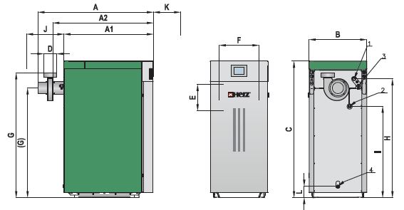 Paket Herz Firestar Lambda 30 kW Holzvergaser Holzkessel Scheitholzkessel RTA