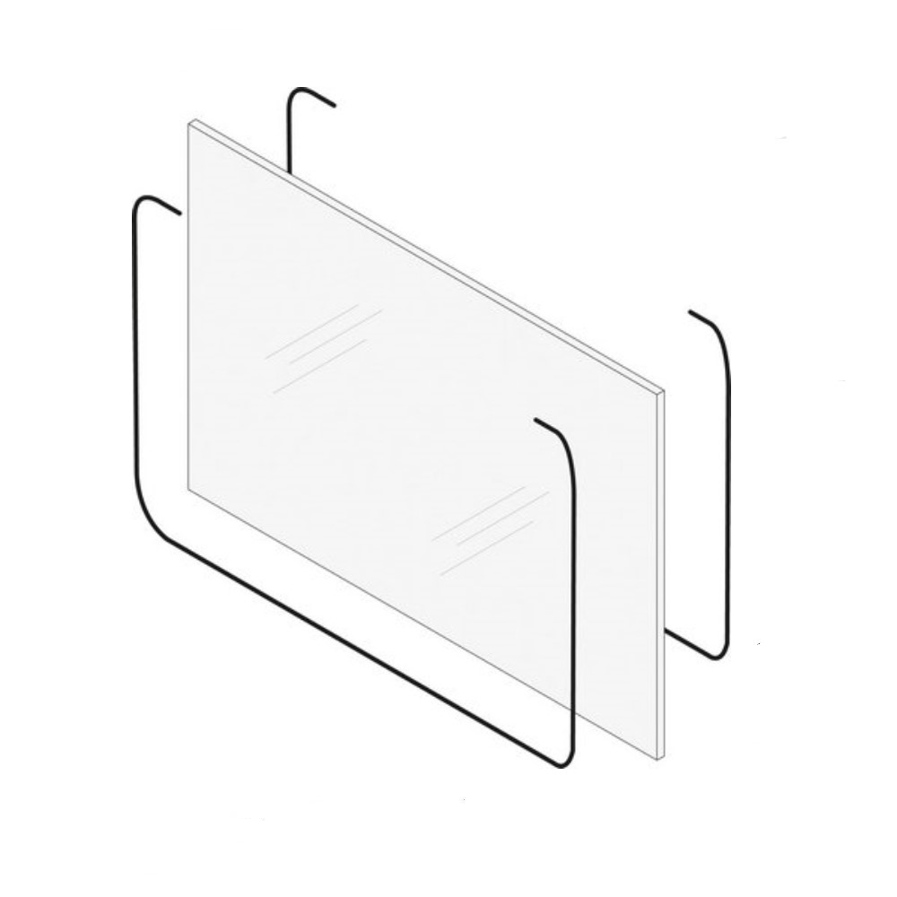 Buderus Sichtscheibe für Heizeinsatz HLS117 HLG217 HLG317 Dichtungen 4 mm