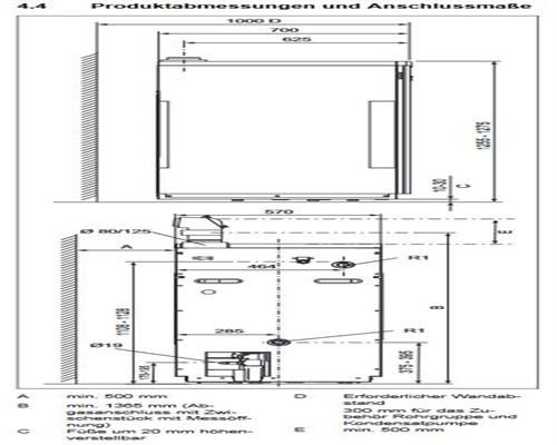 Vaillant Gas Brennwert Kessel ecoVIT VKK 186/5 Erdgas E LL 18 kW 0010019503