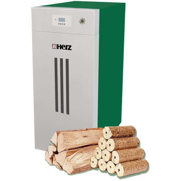 HERZ firestar 20 Lambda Holzvergaser mit Flansch für Pelletfire Pelletbrenner