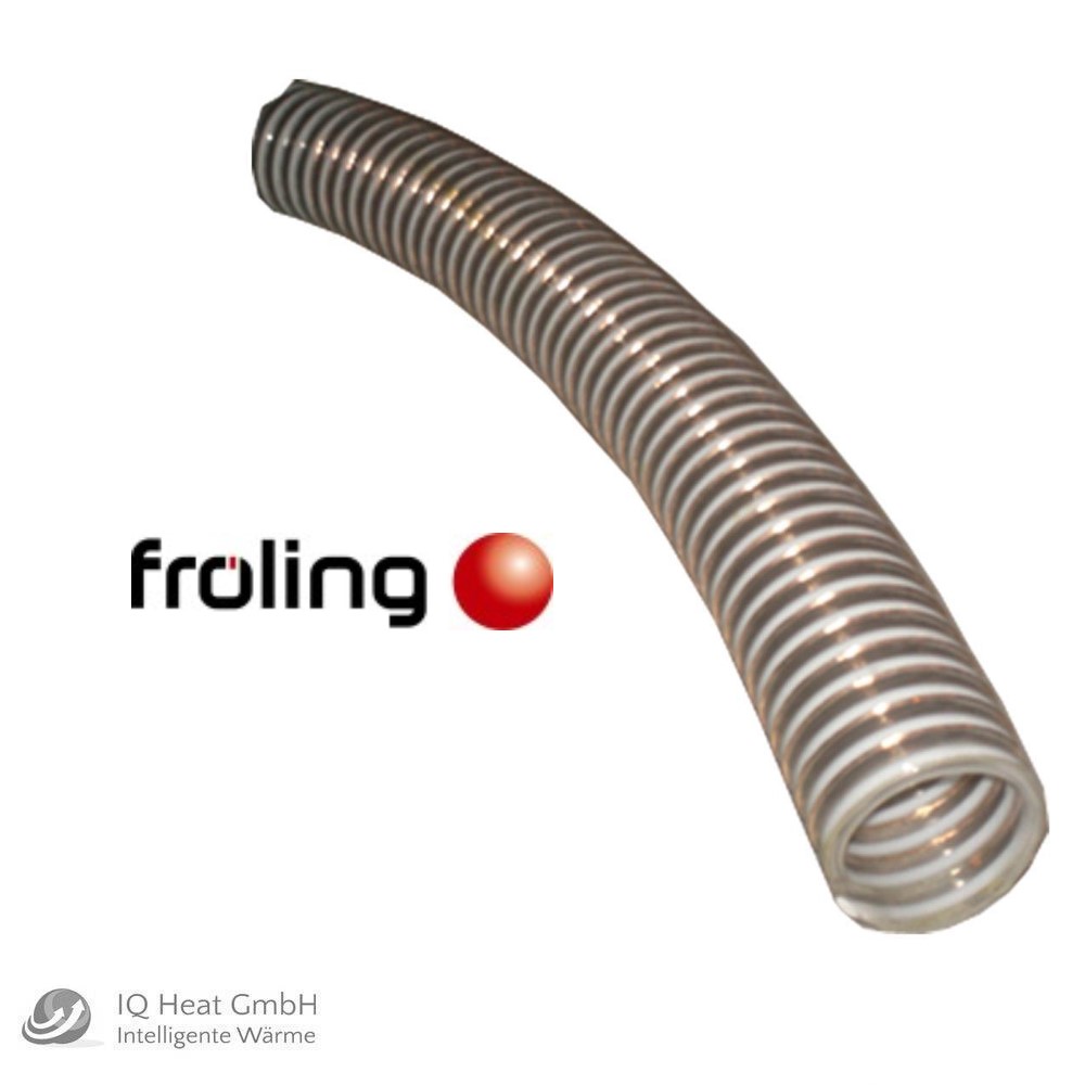 Fröling Pellets Saugschlauch 12,5 m Förderschlauch für Pelletkessel PE SP Dual