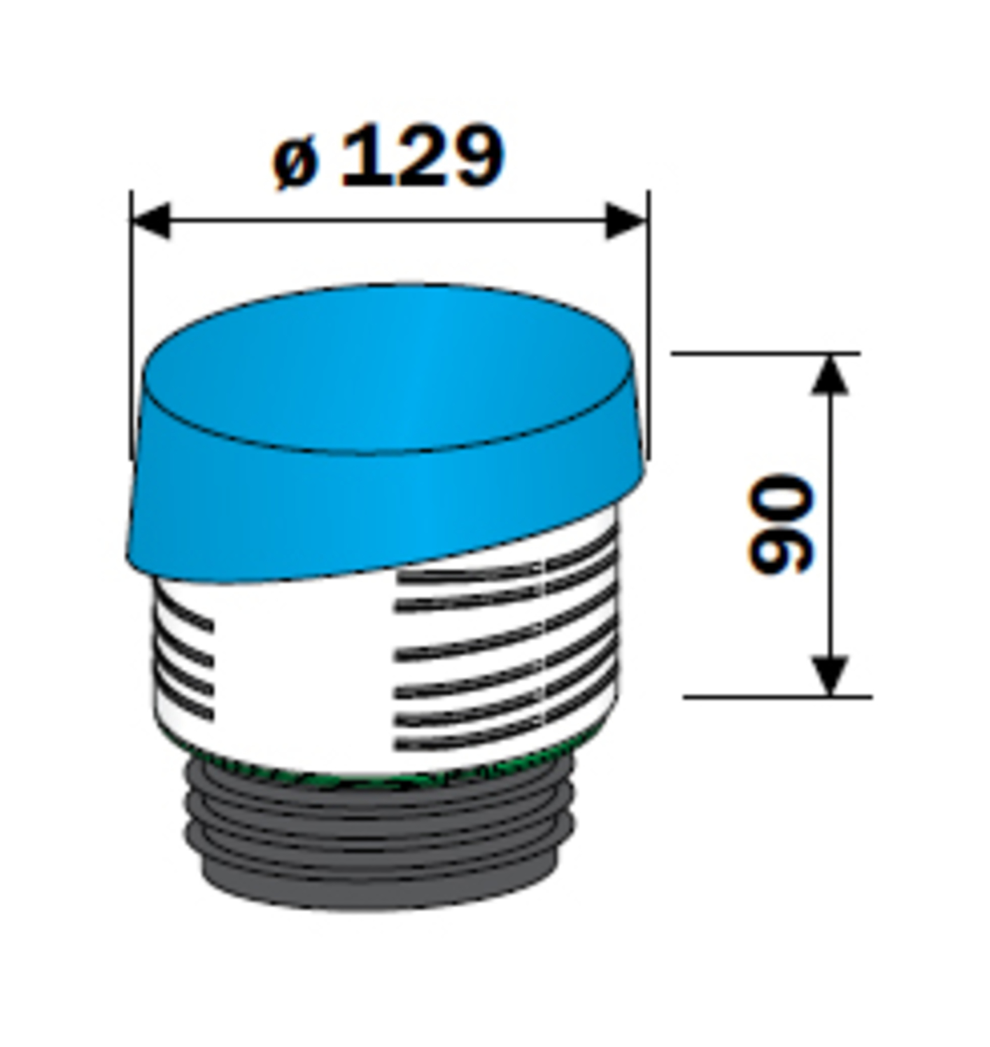 Rohrbelüfter Drain DN 32/40/50 oder DN70/90/100 Belüftungsventil HT KG SML PP