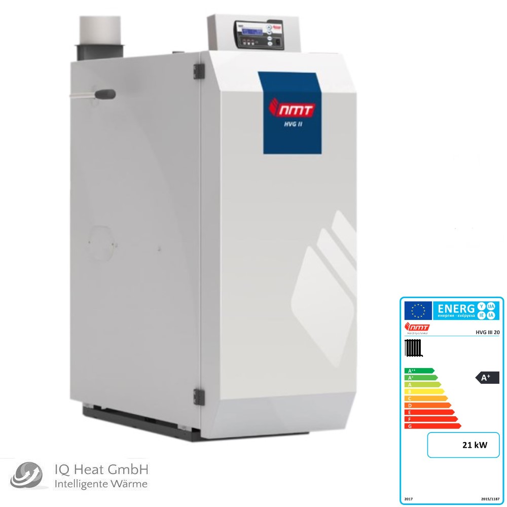 NMT Holzvergaserkessel HVG III 20 21 kW Holzkessel Scheitholz Heizkreissteuerung