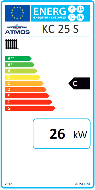 ATMOS Kohlevergaser KC25S Türanschlag Links Kohlevergaserkessel Allesfresser