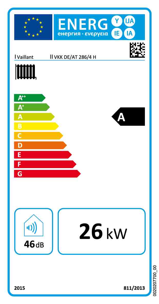 Vaillant Gas Brennwert Kessel ecoVIT exclusiv VKK 286/4 Erdgas E 28,9 kW