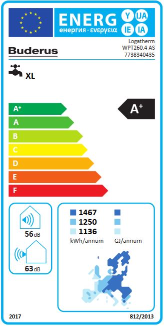 Buderus Logatherm WPT260.4 AS Warmwasser Wärmepumpe Brauchwasser WP