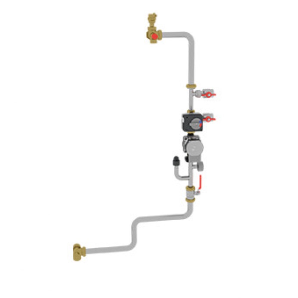 ETA Rücklaufanhebung SH R1 mit Pumpe PWM1 Mischer Verrohrung bis 30 kW