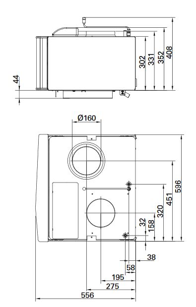 NIBE Abluftmodul FLM S45 für Sole Wasser Wärmepumpen für Wohnungslüftung