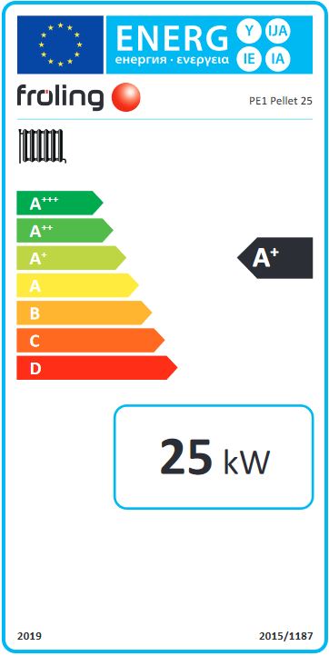 Fröling Pelletkessel Pelletskessel PE1 Pellet 25 kW Pelletheizung Lambdatronic