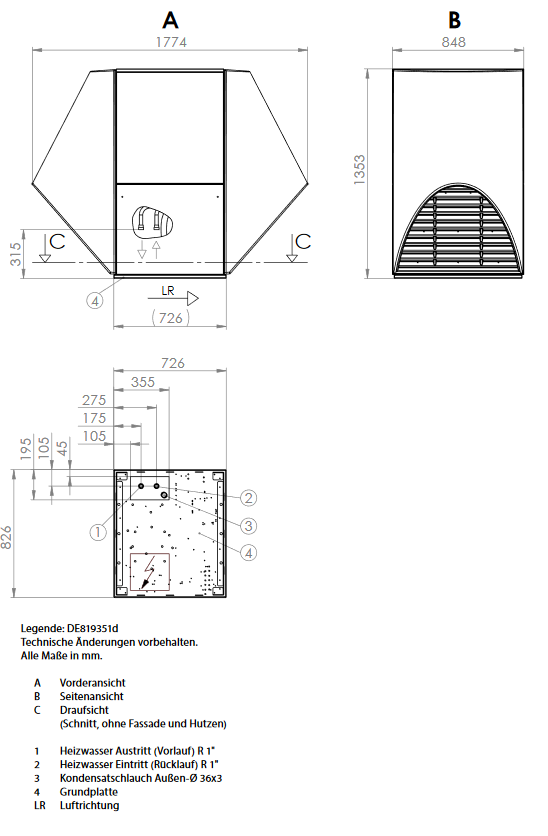 Novelan Paket Luft-Wasser-Wärmepumpe LA 10.1-CS 2 mit 9,5 kW LA Compact Station