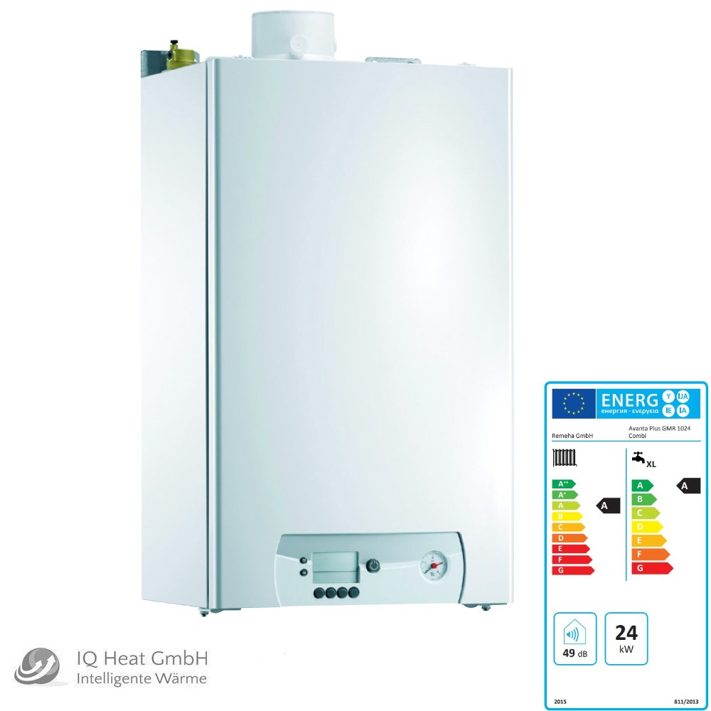 Remeha Gas Brennwert Wandkessel Avanta Plus GMR 1024 Combi 6-28 kW 7625492