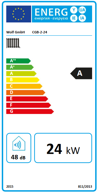 Wolf Gas Brennwertgerät CGB-2-24 kW Brennwert Gastherme Heiztherme ohne Regelung