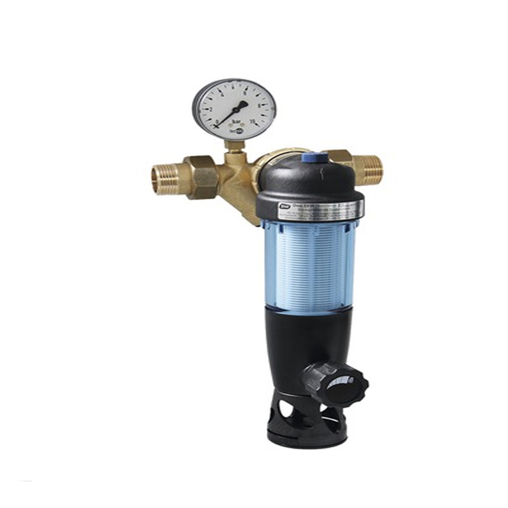 SYR Rückspülfilter Duo DFR DN25 1" mit Druckminderer Wasserfilter Hauswasser