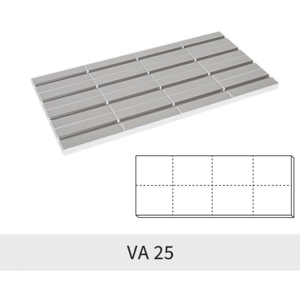 Mainfloor Fußbodenheizung Trockenbauelement Alu EPS 035 DEO VA 25 cm - 5 qm